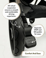 Venture Avio Compact Travel Baby Stroller - Truffle