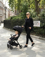 Venture Avio Compact Travel Baby Stroller - Black