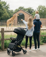 Venture Avio Compact Travel Baby Stroller - Black