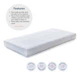 Baby Elegance Micro Fibre Cotbed Mattress, 140 x 70cm