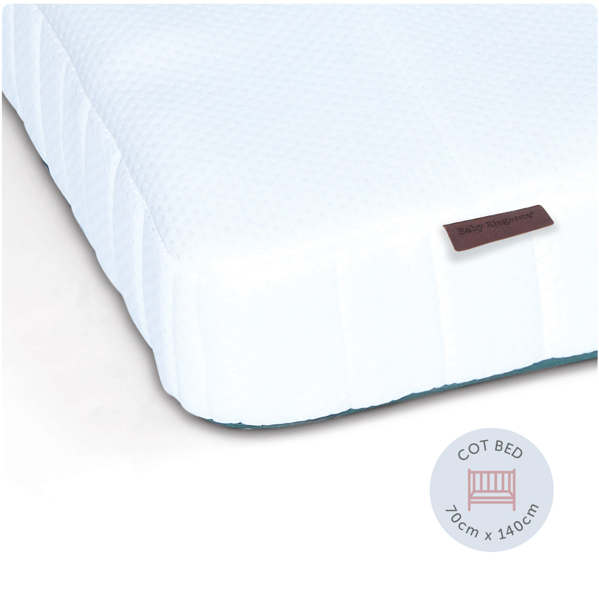 Baby Elegance Stratus Pocket Sprung Cotbed Mattress, 140 x 70cm