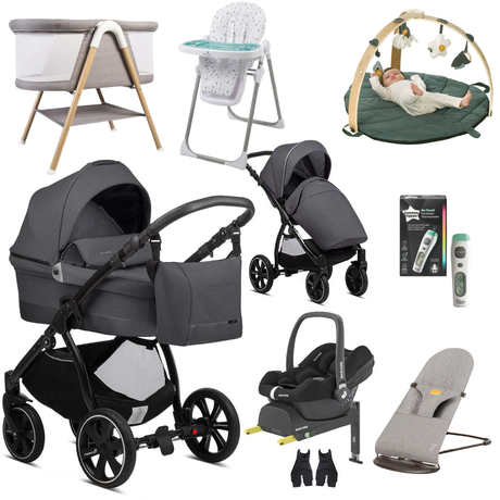 Noordi Sole Go 3in1 + Maxi Cosi Cabriofix + Isofix Base, Essential Bundle