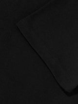 Balmain Girls Striped Logo Jersey Dress in Black