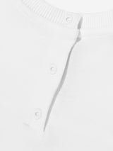 Balmain Baby Striped Logo T-Shirt in White