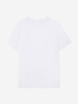 BOSS Boys Logo Print T-Shirt in White