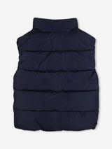 BOSS Boys Down Padded Gilet in Navy