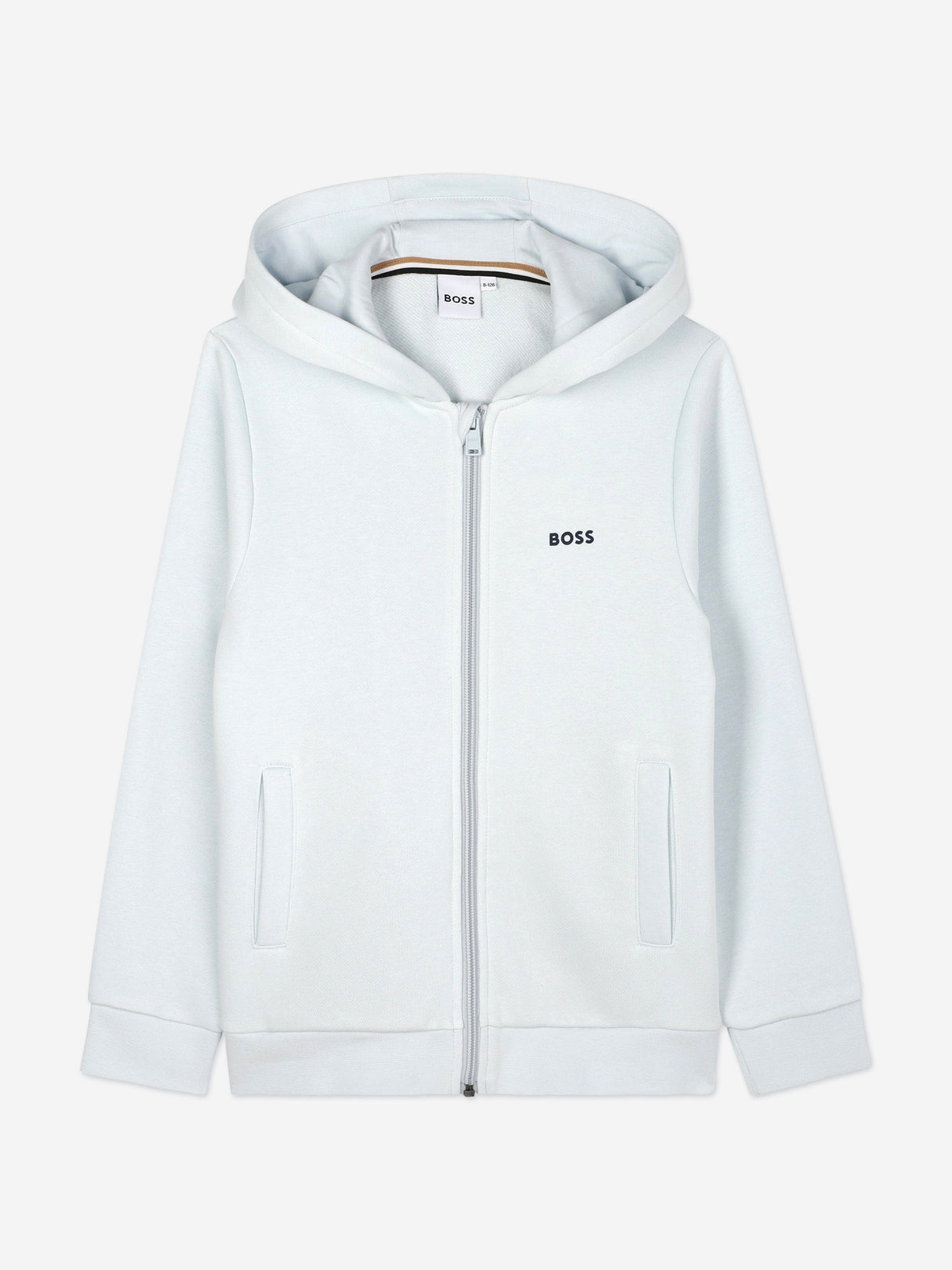 BOSS Boys Logo Print Tracksuit in Blue