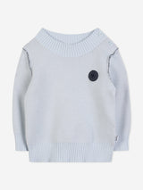 BOSS Baby Boys Monogram Jumper in Blue