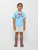 Burberry Boys Cedar London Icons T-Shirt in Blue
