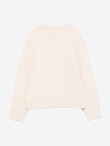 Burberry Boys Flag Logo Sweatshirt in Ivory