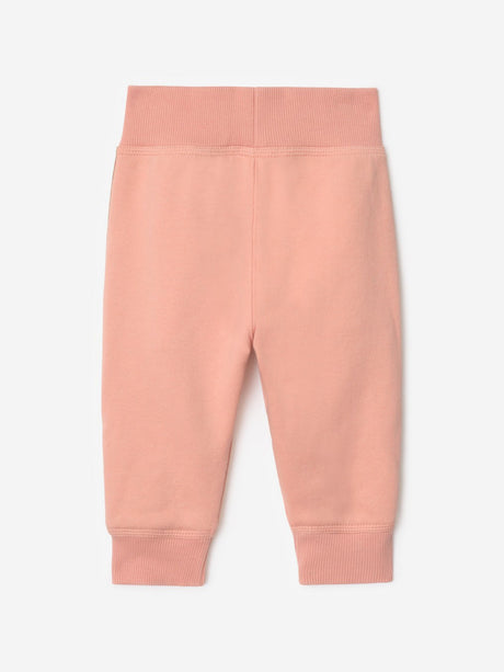 Burberry Baby Girls Mini Jackson Check Tape Joggers in Pink