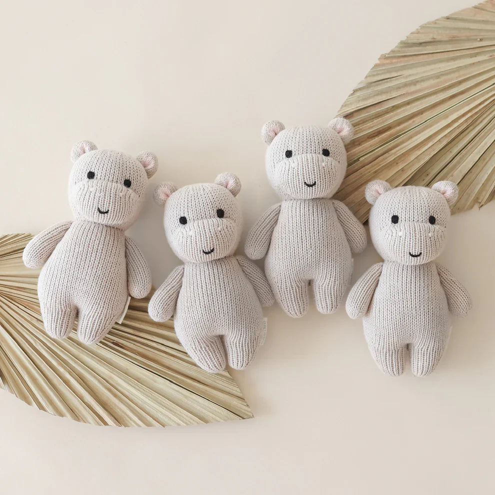 cuddle+kind - Baby Animal Collection - Baby Hippo Pebble