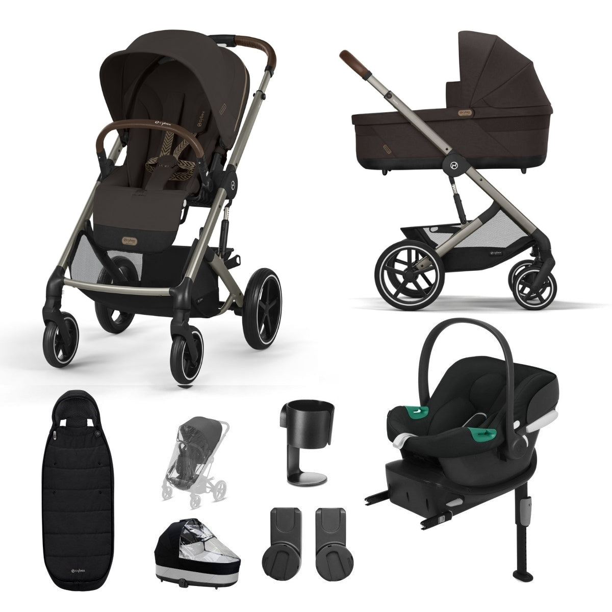 Cybex Balios S Lux 10 Piece Travel System Bundle
