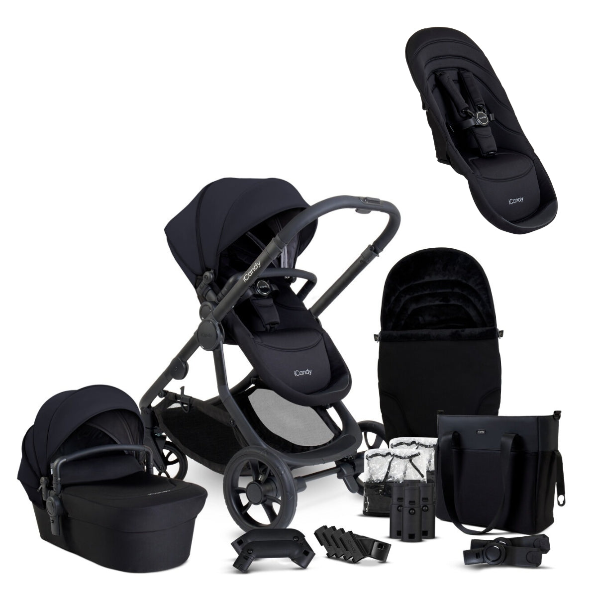 iCandy Orange 4 Double Pushchair Bundle