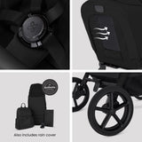 Silver Cross Breez Ultimate 360 Travel System Bundle, Onyx