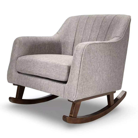 Bristam Nursery Rocking Chair - Grey & Walnut