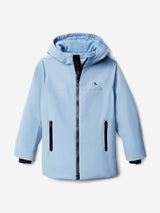 Calvin Klein Boys Nylon Technical Hooded Jacket in Blue