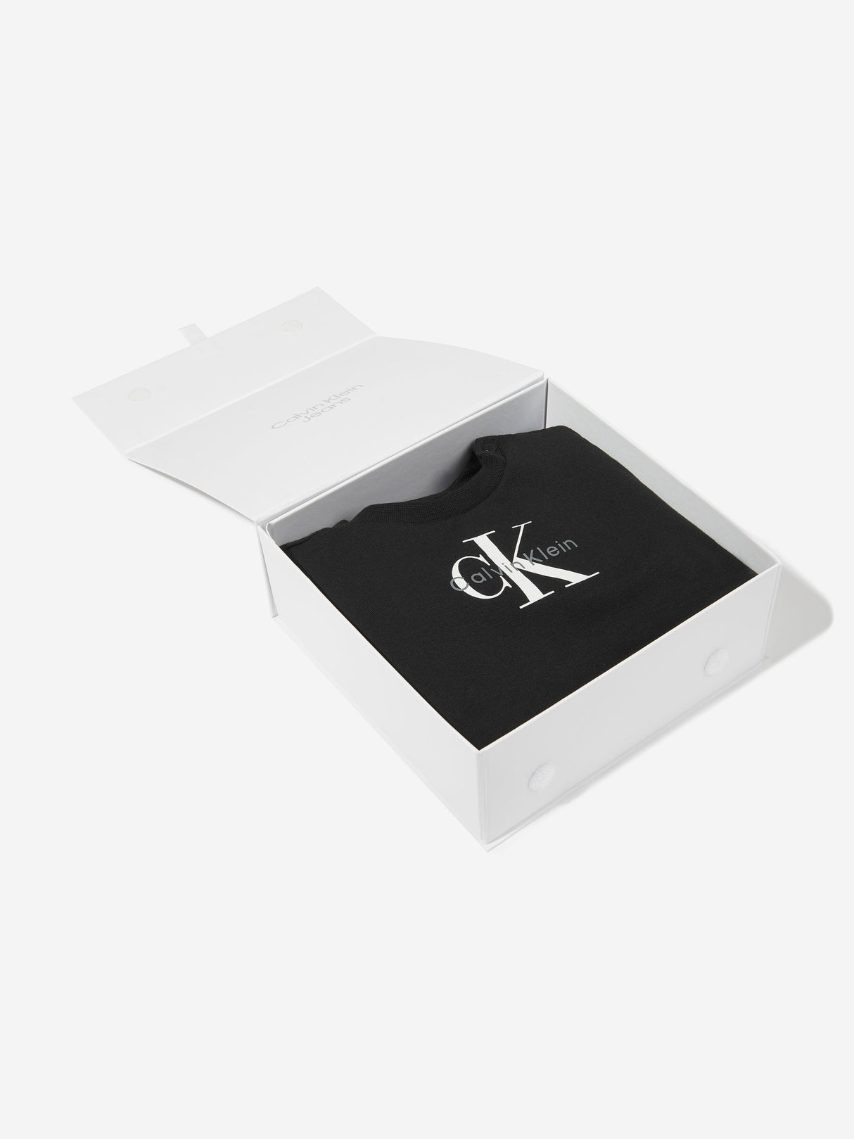 Calvin Klein Baby Monogram Tracksuit Gift Set in Black