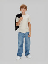 Calvin Klein Boys 2 Pack Monogram Top Set in Beige