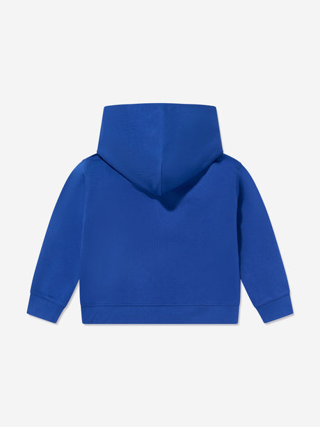 Calvin Klein Boys Light Monologo Hoodie in Blue