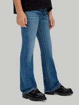Calvin Klein Girls Mr Flare Essential Jeans in Blue