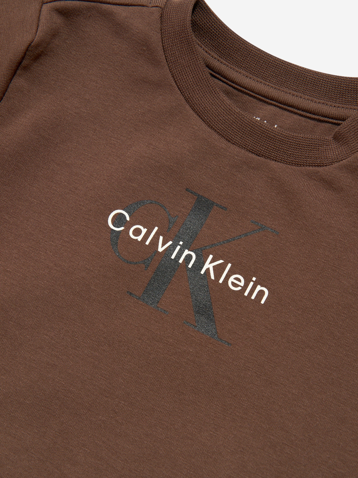 Calvin Klein Baby Monogram Tracksuit Gift Set in Brown