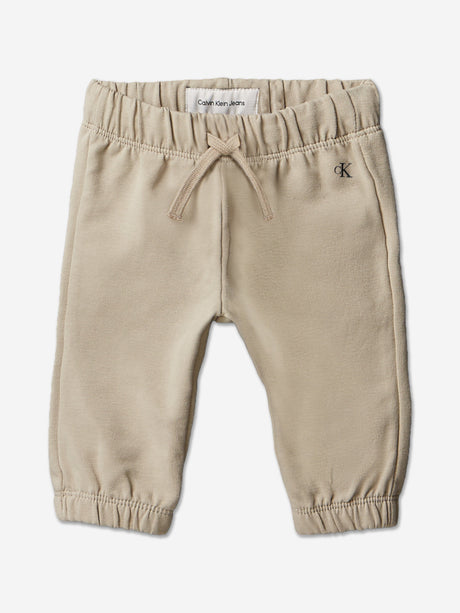 Calvin Klein Baby Monogram Tracksuit Gift Set in Beige