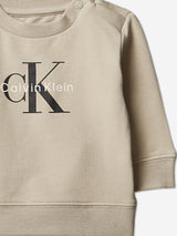 Calvin Klein Baby Monogram Tracksuit Gift Set in Beige