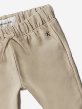 Calvin Klein Baby Monogram Tracksuit Gift Set in Beige