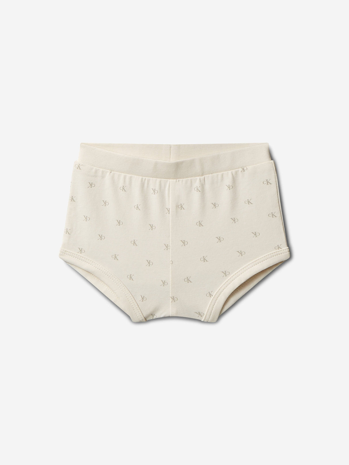 Calvin Klein Baby Girls CK AOP Dress in Ivory