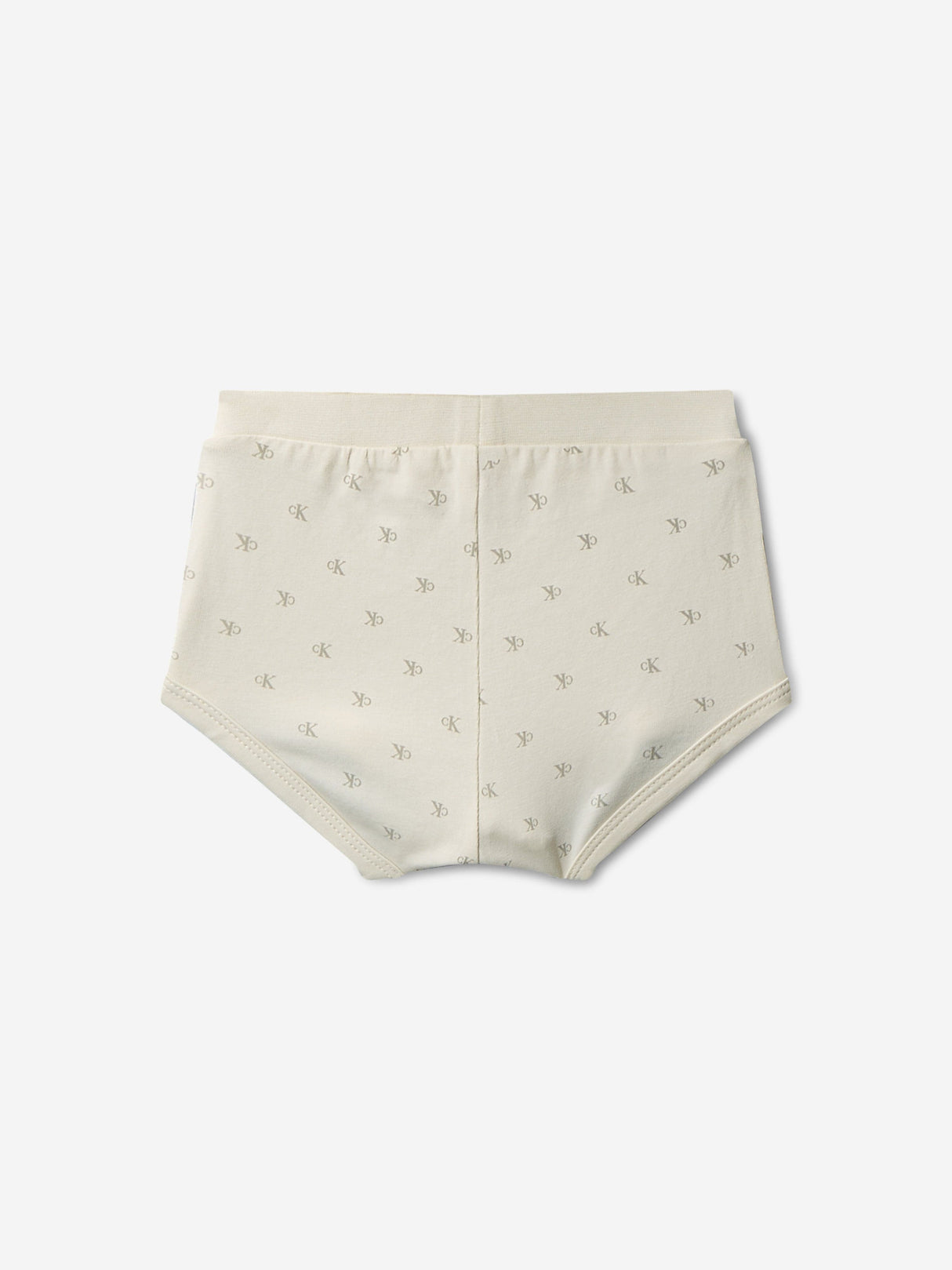 Calvin Klein Baby Girls CK AOP Dress in Ivory