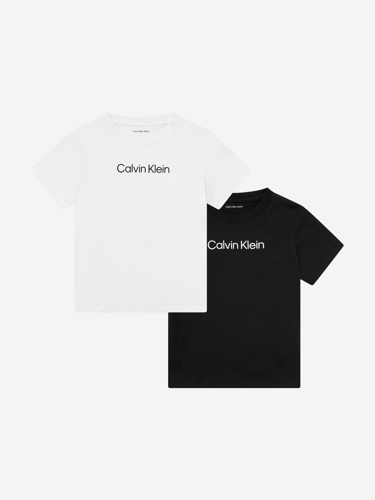 Calvin Klein Kids 2 Pack T-Shirt Set in Black
