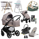 Noordi Sole Go 3in1 + Maxi Cosi Cabriofix + Isofix Base, Essential Bundle