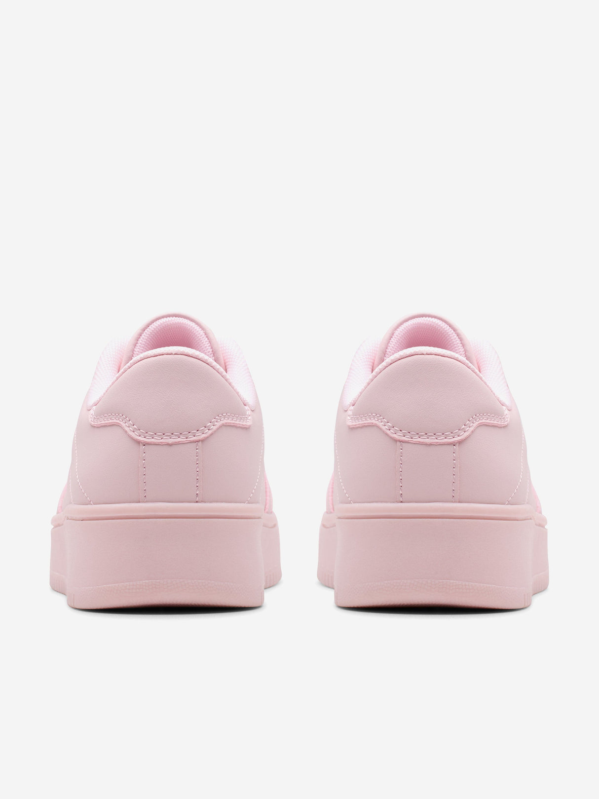 Clarks Girls Barley Step Trainers in Pink (Wide Fit)