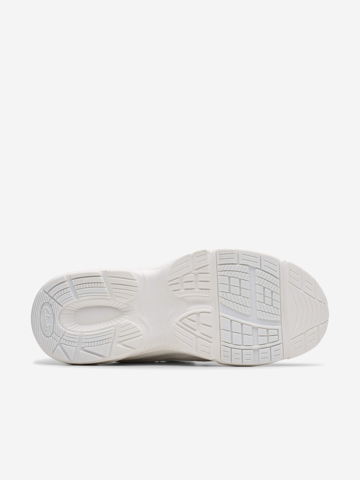 Clarks Kids Crafton Move Trainers in White (Wide Fit)