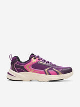 Clarks Girls Crafton Move Trainers in Purple (Wide Fit)
