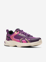Clarks Girls Crafton Move Trainers in Purple (Wide Fit)