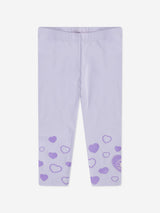 Converse Girls Hoodie and Heart Leggings Set in Grey