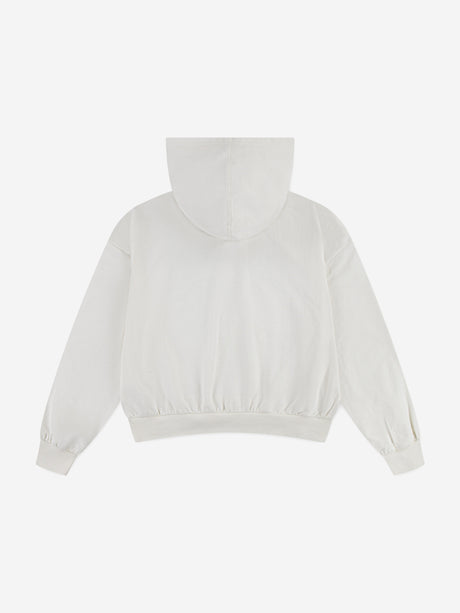Converse Girls Relaxed Graphic Hoodie in Ivory