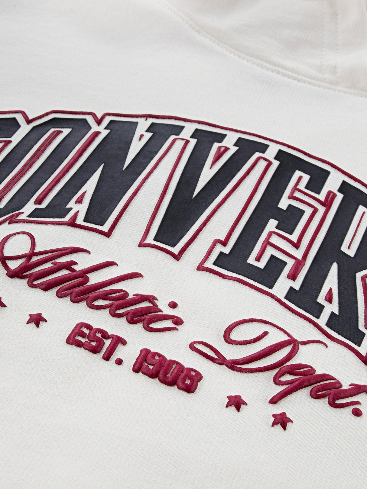 Converse Girls Relaxed Graphic Hoodie in Ivory