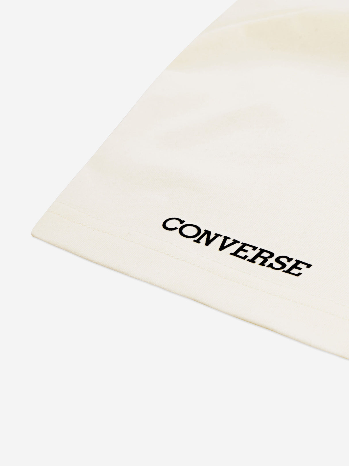 Converse Boys CTP Block Logo T-Shirt in Ivory