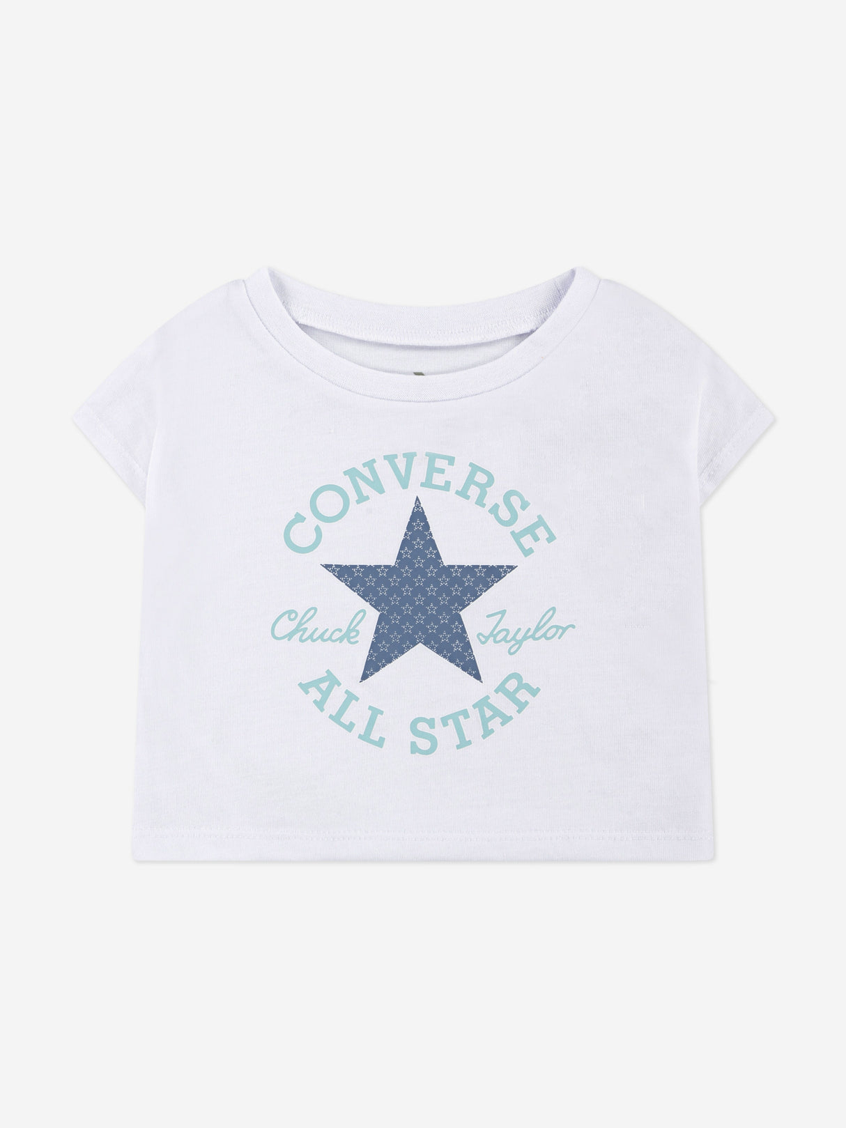 Converse Girls Boxy T-Shirt and Shorts Set in Blue