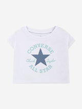 Converse Girls Boxy T-Shirt and Shorts Set in Blue