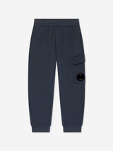 C.P. Company Boys Cargo Lens Joggers in Navy