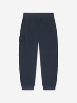 C.P. Company Boys Cargo Lens Joggers in Navy