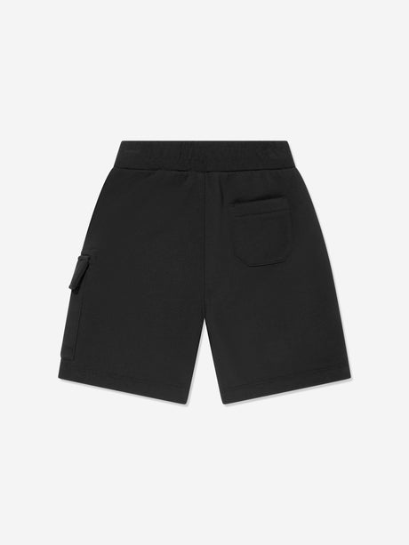 C.P. Company Boys Lens Pocket Shorts in Black