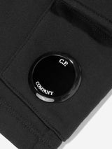 C.P. Company Boys Lens Pocket Shorts in Black