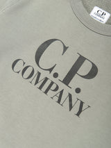 C.P. Company Boys Logo Sweatshirt in Green