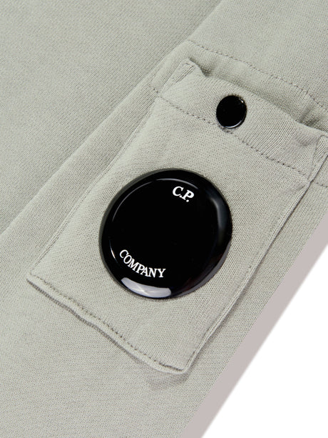 C.P. Company Boys Logo Sweatshirt in Green