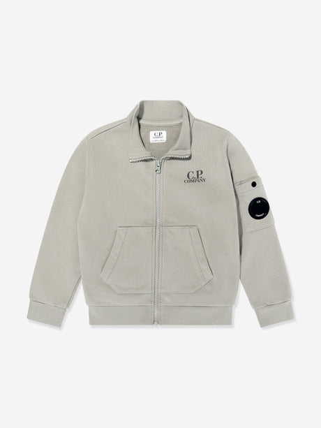 C.P. Company Boys Logo Tracksuit in Grey